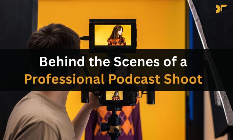 Behind the Scenes of a Professional Podcast Shoot