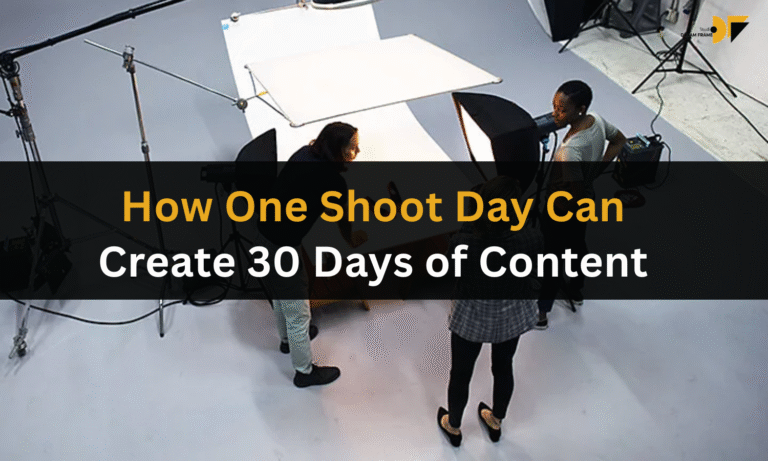 How One Shoot Day Can Create 30 Days of Content
